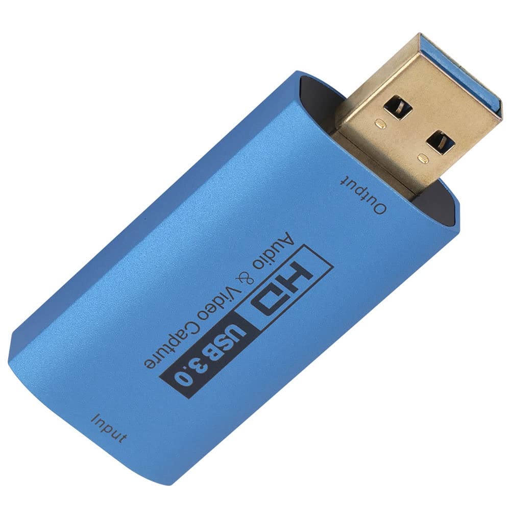 Bsowte USB 3.0 HDMI Video Capture Card for PC, Mac, PS5, Xbox - 1080p 60fps Game Recording & Live Streaming Device for Twitch, YouTube, OBS - Ideal for Gamers, Content Creators & Video Conference