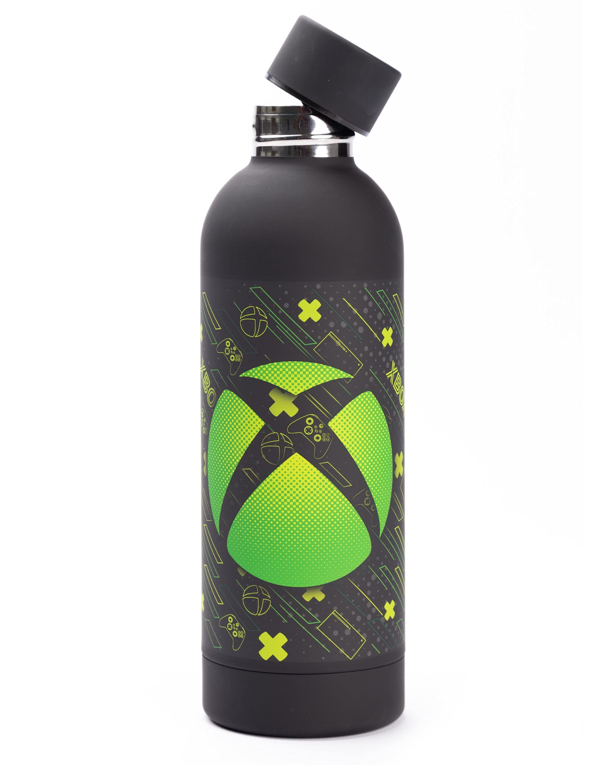 Xbox Themed 750ML Stainless Steel Water Bottle - Insulated Sports Travel Mug for Gamers & Outdoor Activities - Perfect for Gaming, Gym, Hiking & Travel