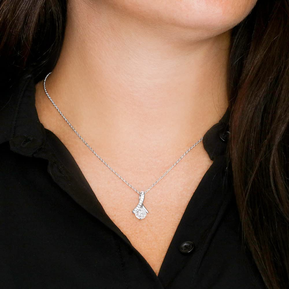 Alluring Necklace for Future Wife - Birthday Gift with Card & Box - Perfect for Anniversaries & Proposals