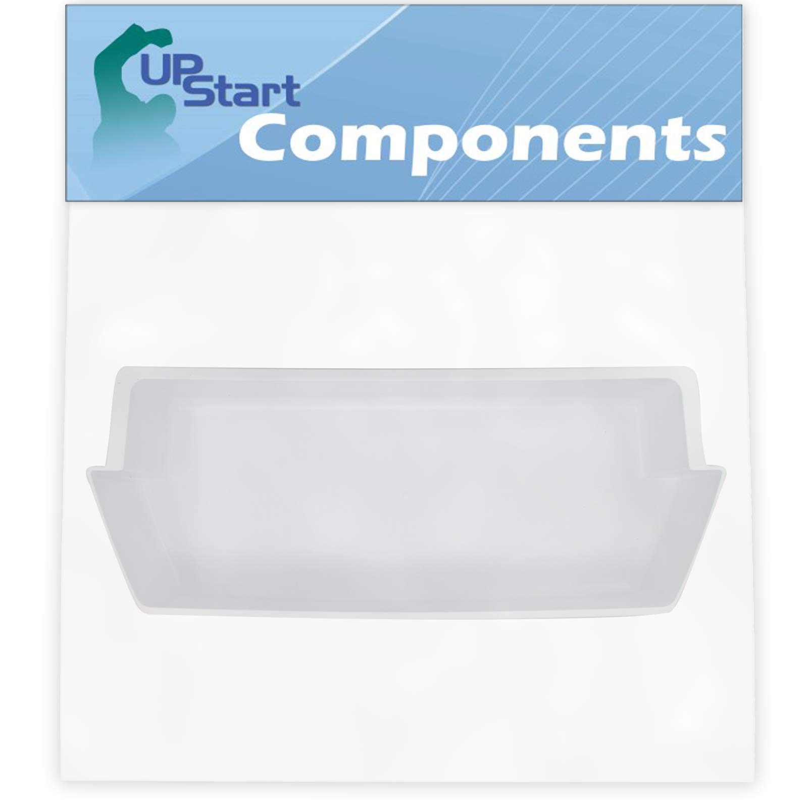 UpStart Components Refrigerator Door Bin Replacement - Compatible with WP2187172 & PS11739091 - Deep Shelf Organizer for Refrigerator - Perfect for Kitchen Storage and Food Organization