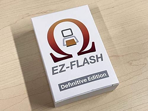 EZ-Flash Omega Definitive Edition GBA Flash Cartridge - SD Card Compatible for Game Boy Advance (GBA) - Play Homebrew & ROMs - Perfect for Retro Gaming Enthusiasts and Collectors