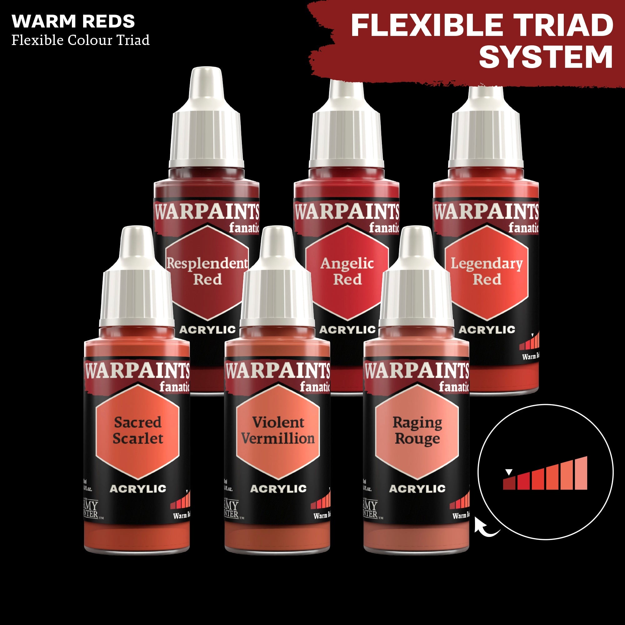 Warpaints Fanatic: Resplendent Red - Premium Face Paint for Cosplay, Halloween & Theater Makeup - Vibrant Long-Lasting Color for Costume Parties & Special Events