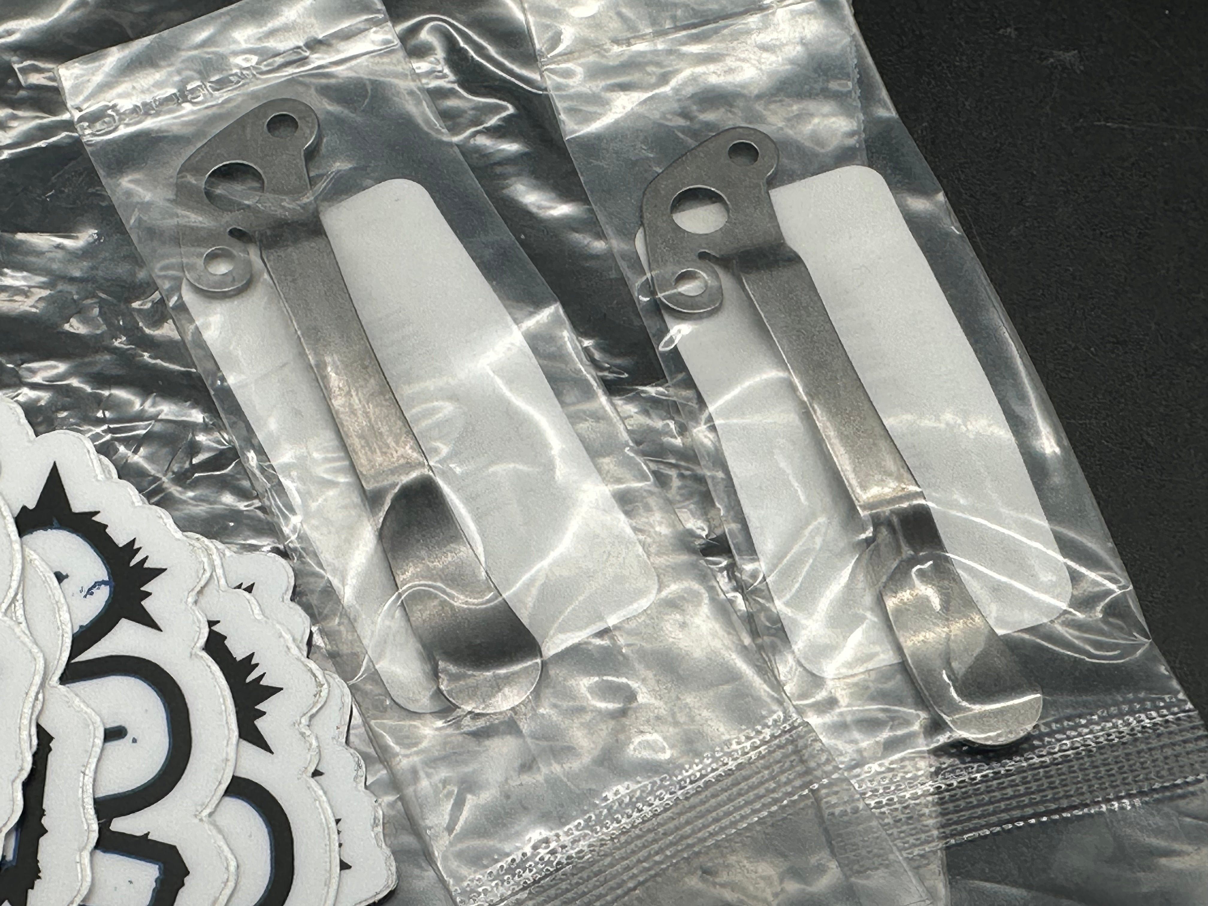 Demko 2-Pack Left Hand Clips with Stickers - Secure & Organize Tools, DIY Projects, and Office Supplies