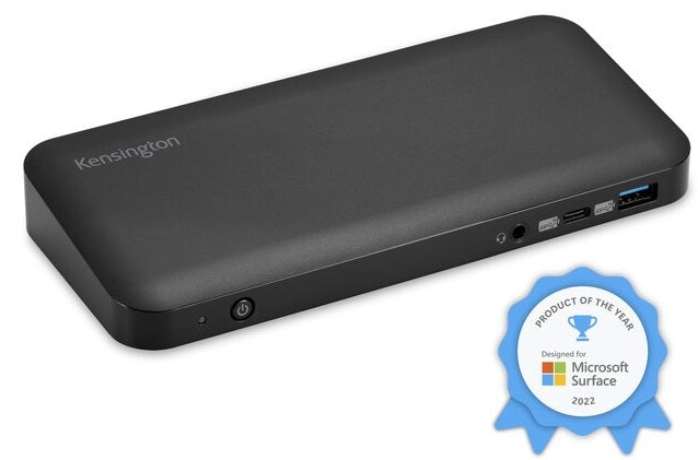 Kensington Triple Video Driverless Docking Station with 85W Power Delivery for Microsoft Surface - USB-C Hub with 4K HDMI, DisplayPort, VGA - Perfect for Home Office & Remote Work Setup