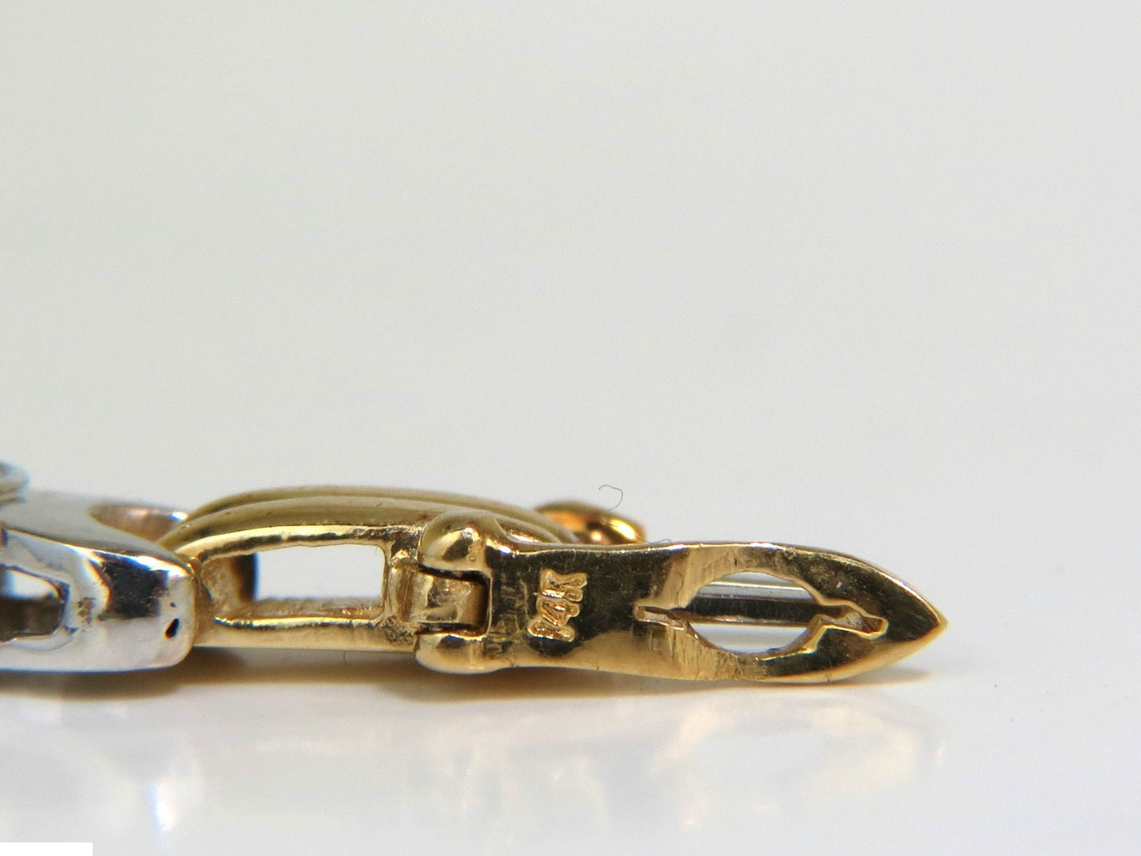 2.00 Carat Diamond Bezel Link Bracelet - G/VS2 Quality - 14K Two-Tone Gold (White & Yellow) - Perfect for Weddings, Anniversaries & Special Occasions