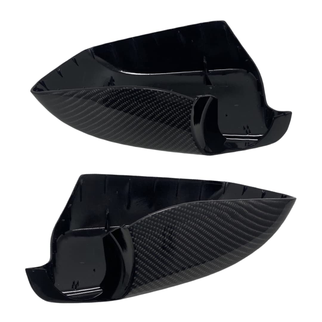 Carbon Fiber Side Mirror Cover Replacement for BMW 5 Series F10 F11 F07 - Lightweight & Durable Exterior Upgrade for Enhanced Style & Protection