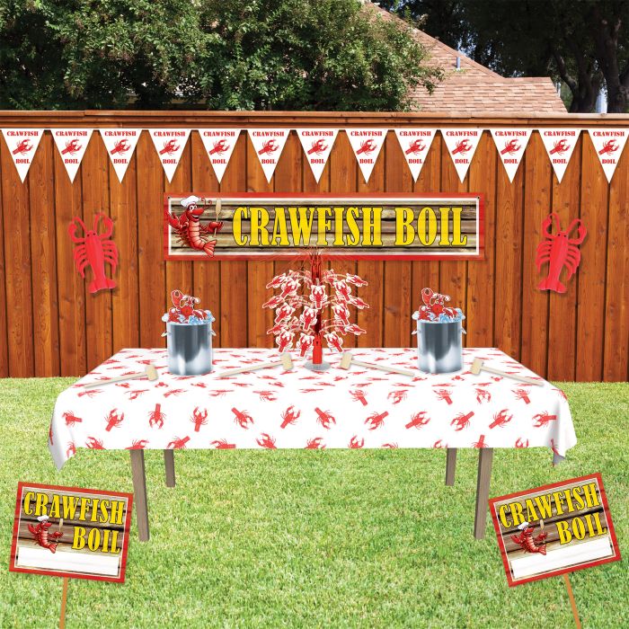 12 Pack Beistle Inflatable Crawfish Decorations - Giant 20