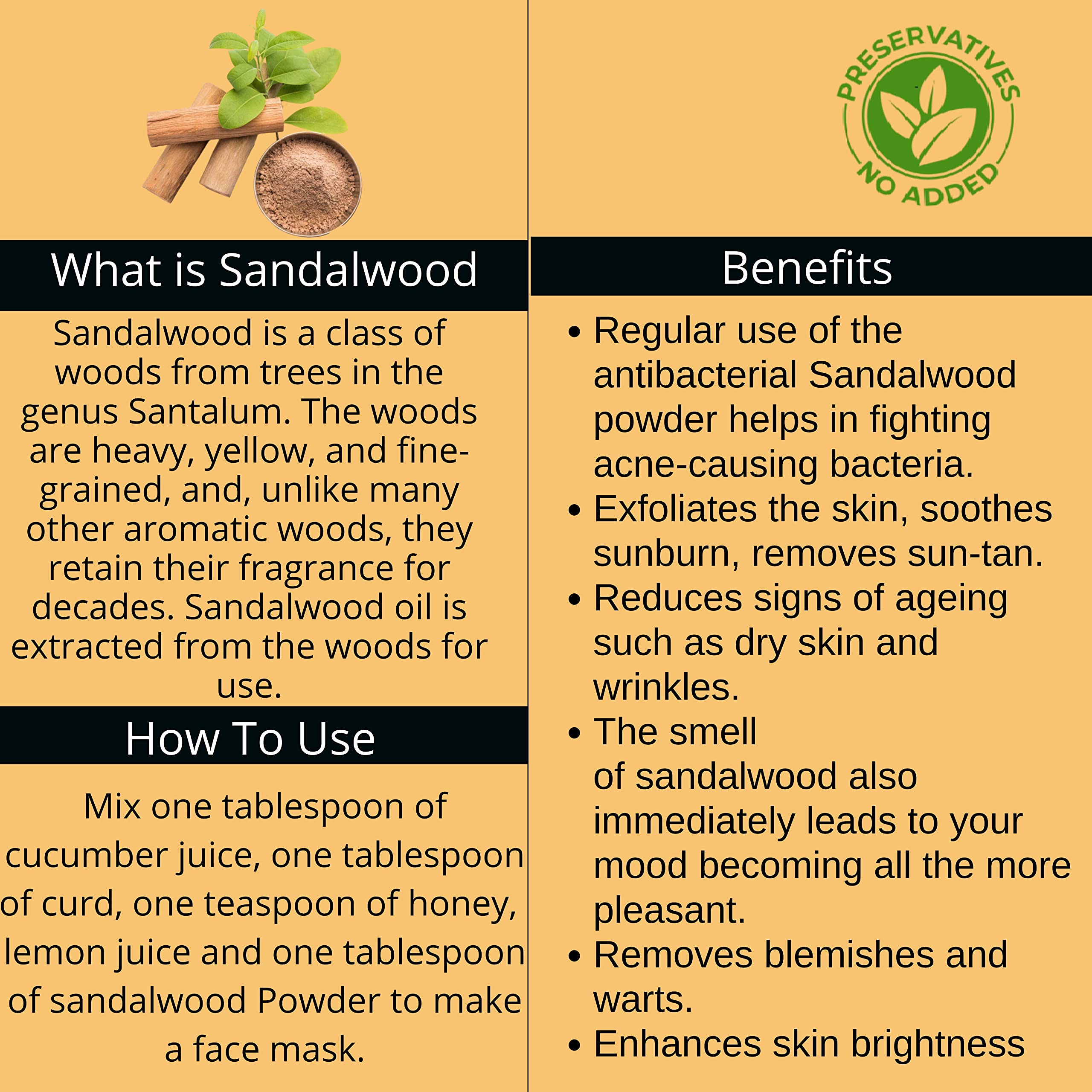 100% Natural Organic Sandalwood Powder for Face Care & Skin Benefits | DIY Beauty, Ayurvedic Skincare, Spa Treatments