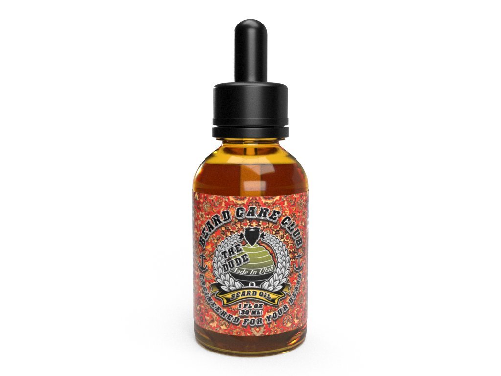 Premium The Dude Beard Oil for Men - Natural Growth & Conditioning with Argan & Jojoba Oils - Perfect for Daily Grooming & Styling - Great Gift for Bearded Men