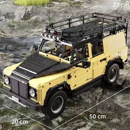 HAPPY BUILD YC 23029 Rock Crawler Off-Road RC Truck - 1/10 Scale 4WD Remote Control Car for Adults & Kids - Durable All-Terrain Vehicle for Rock Climbing, Trail Racing & Backyard Adventures
