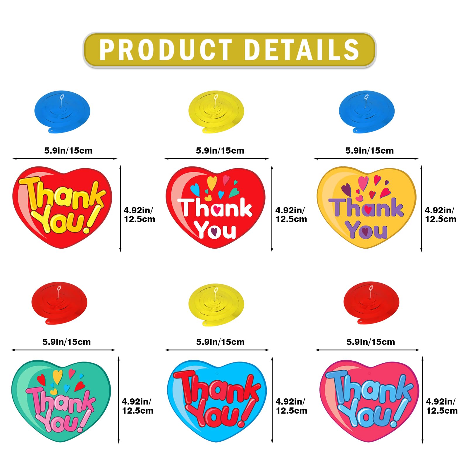 Teacher Appreciation Banner - Thank You Banner for Classroom Decor, Teacher's Day Party Supplies & School Celebration Decorations | Perfect for Teacher Appreciation Week, End of Year Gifts & School Events