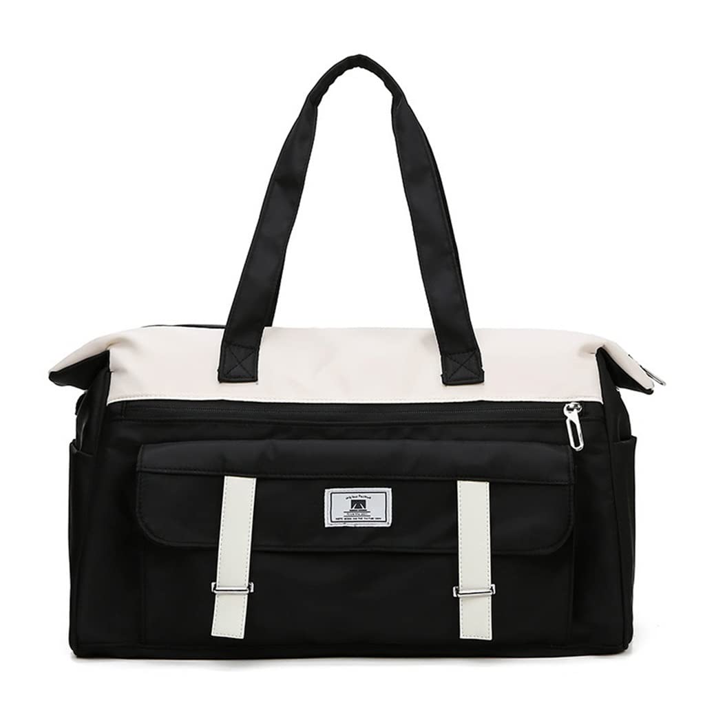 MMLLZEL Large Gym Bag for Men & Women - 46 x 22 x 25cm Waterproof Sports Duffel Bag with Shoe Compartment - Fitness, Yoga, Swimming, Travel & Workout Gear Storage (Green) - Perfect for Gym, Travel & Sports Activities