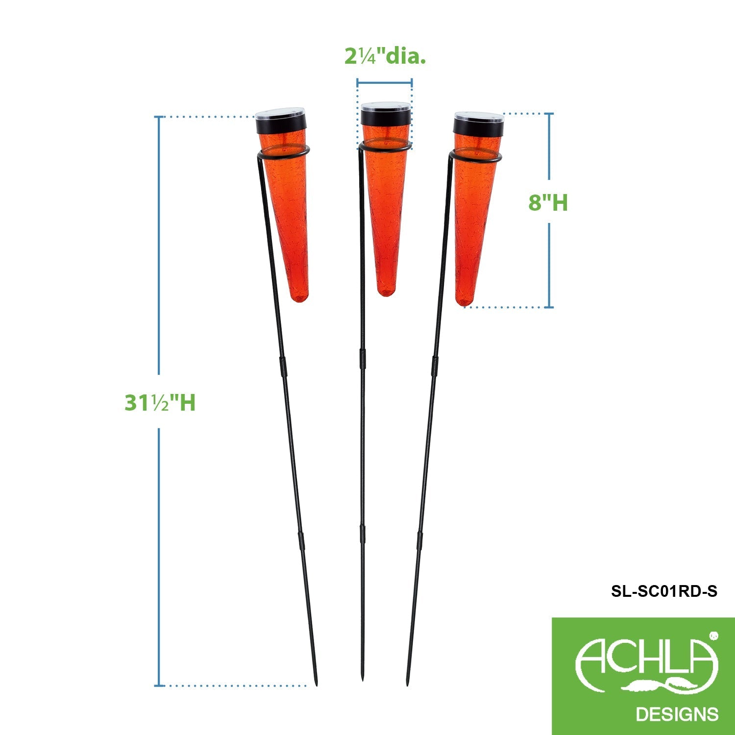 Solar-Powered Garden Lights with Stakes - Outdoor Decorative Pathway & Lawn Lighting for Patio, Yard, and Landscape Decor