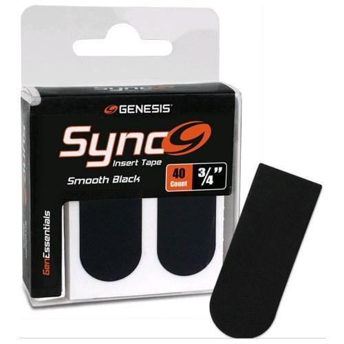 Genesis Sync Black 3/4 Insert Bowling Tape 40ct - Premium Grip Tape for Bowling Balls - Perfect for Pro Bowlers & League Players - Improves Control & Performance