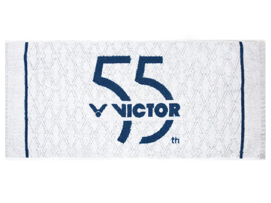 Victor TW55A 55th Anniversary Edition White Bath Towel - Soft, Absorbent & Durable for Gym, Spa & Luxury Home Use