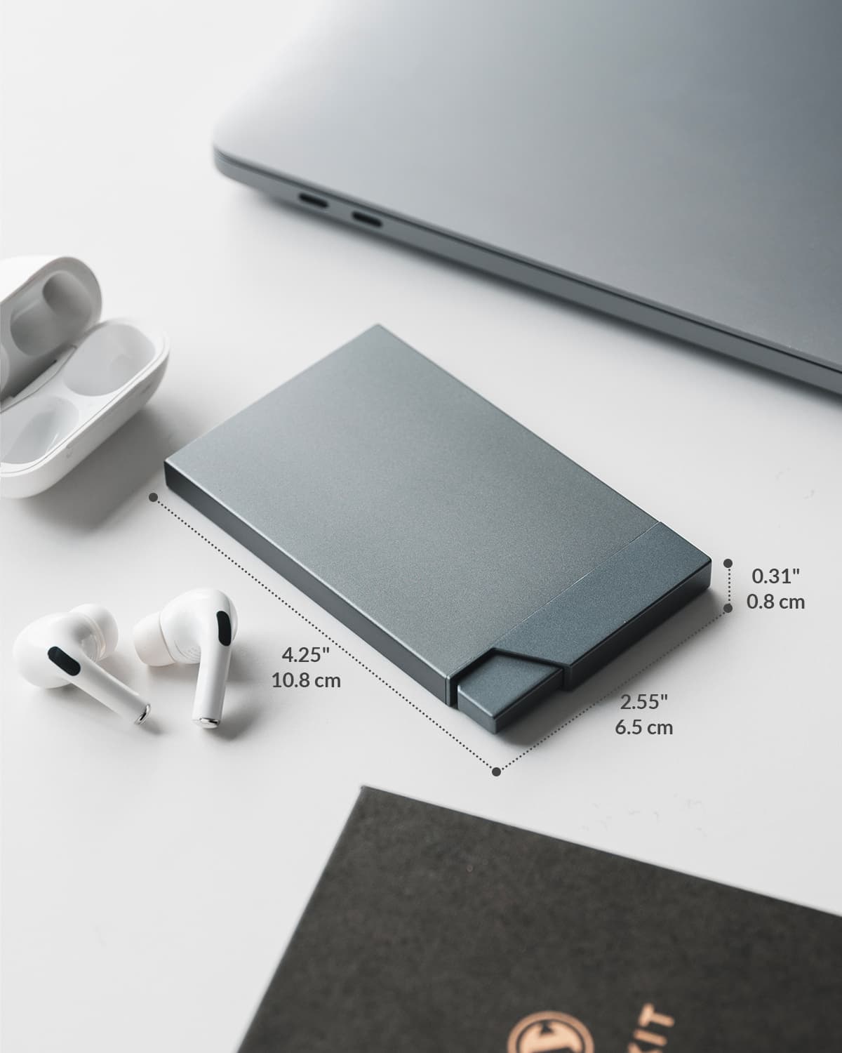 VC400 New Patented Pop-up Slim Card Holder - Ultra Thin RFID Blocking Wallet for Men & Women - Perfect for Travel, Business & Everyday Use