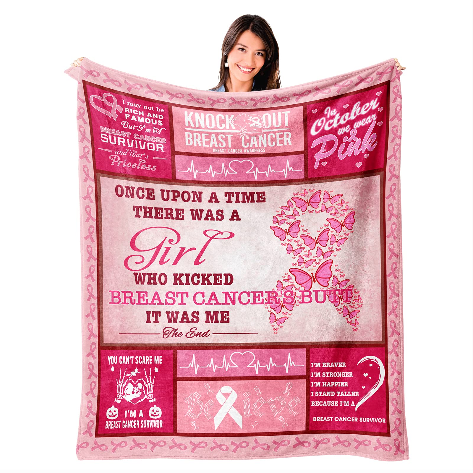 Breast Cancer Awareness Blanket - 60