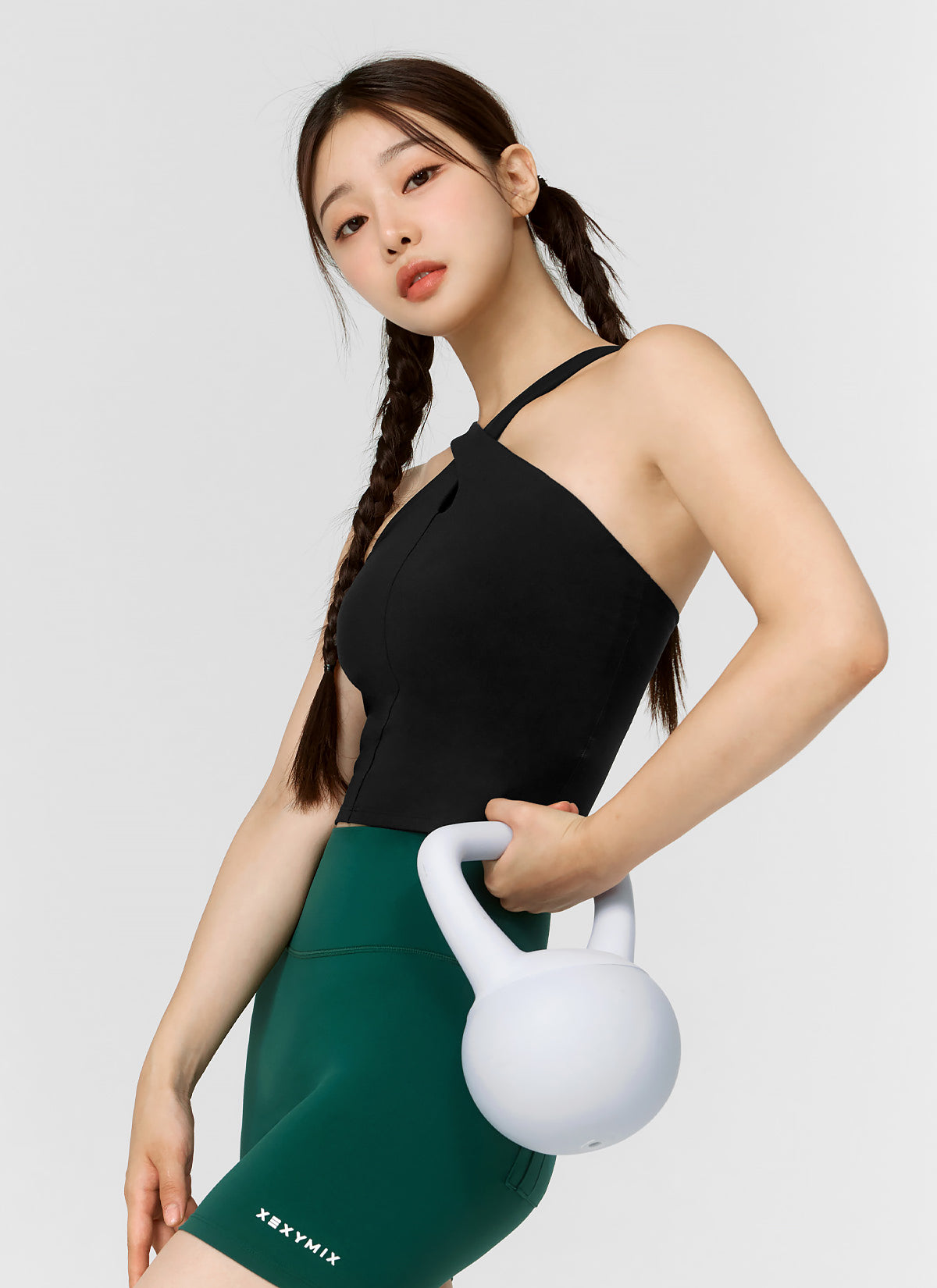 Stylish Comfort Fine Cross Neck Crop Top for Women - Trendy Summer Fashion, Casual Wear & Party Outfit
