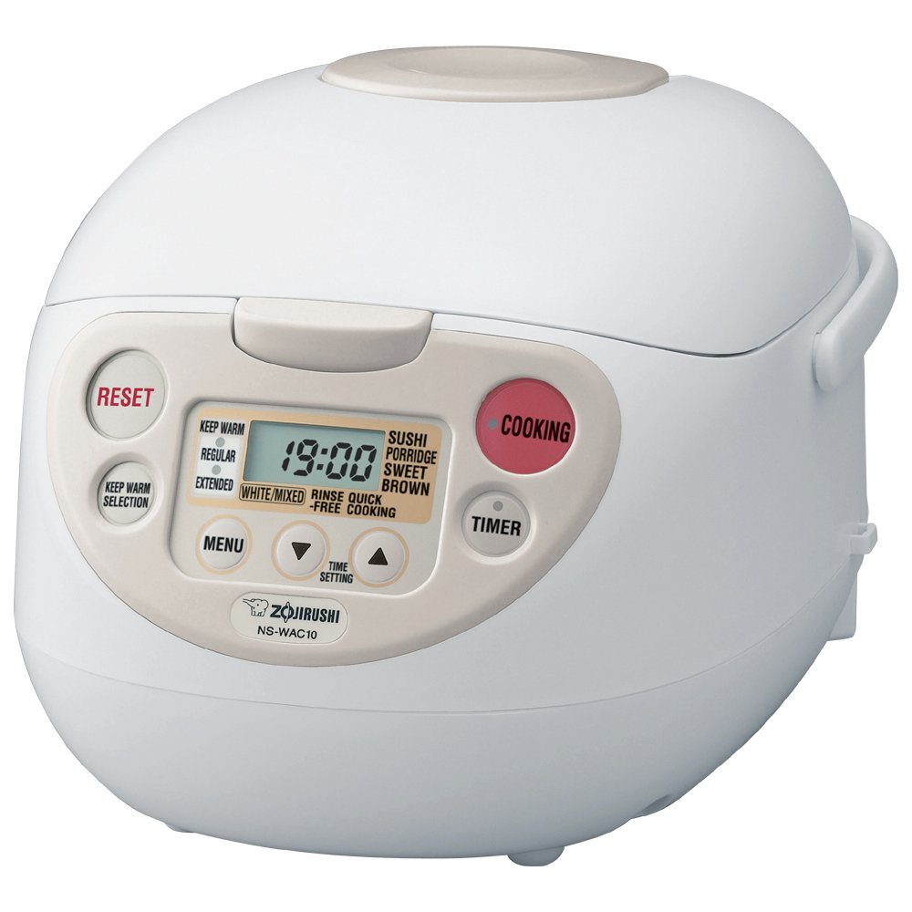 Zojirushi NS-WAC10-WD 5.5-Cup Micom Rice Cooker & Warmer - Premium Japanese Rice Cooker for Perfectly Cooked Rice Every Time | Ideal for Small Families, Dorms & Office Use