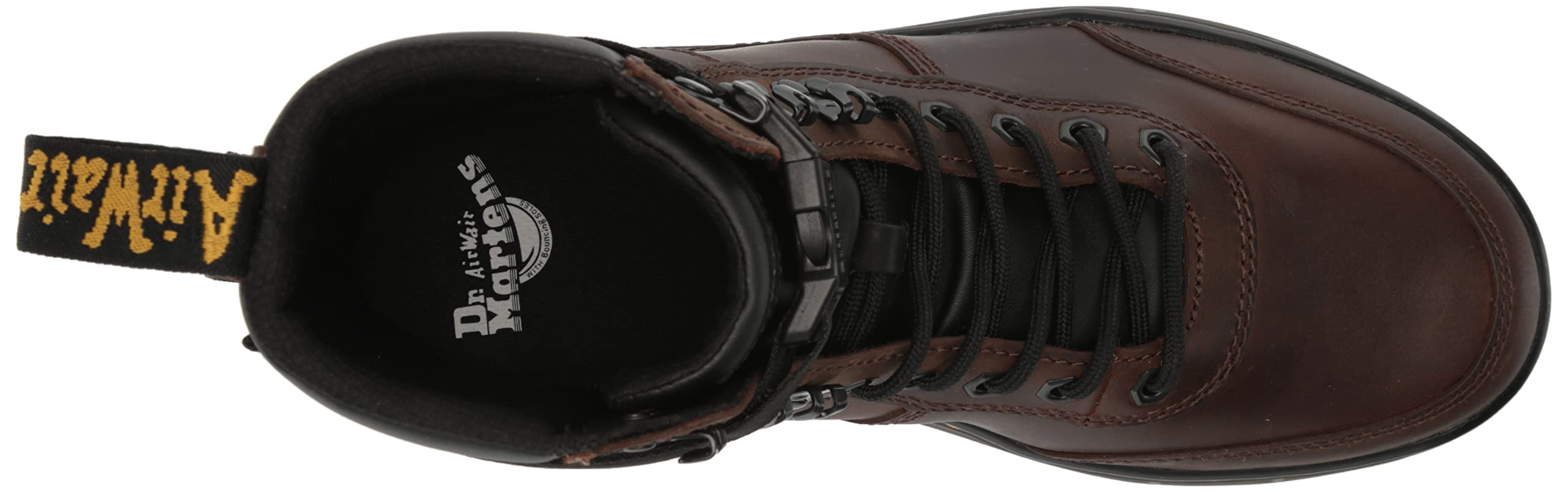 Dr. Martens Women's Combs Tech Leather Fashion Boots - Waterproof Ankle Booties for Women, Comfortable Slip-Resistant Winter Shoes (Perfect for Work, Travel & Outdoor Activities)