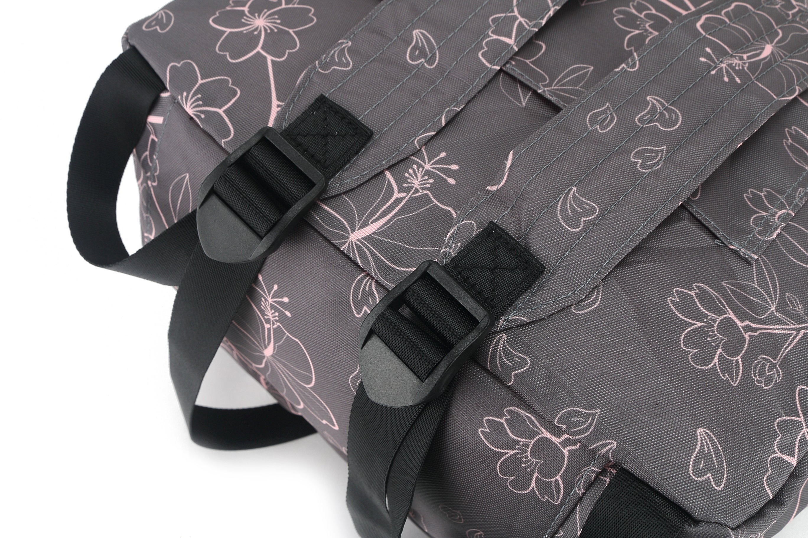 Melanie Sakura Grey Backpack - Stylish & Durable School, Travel & Work Bag for Women & Girls