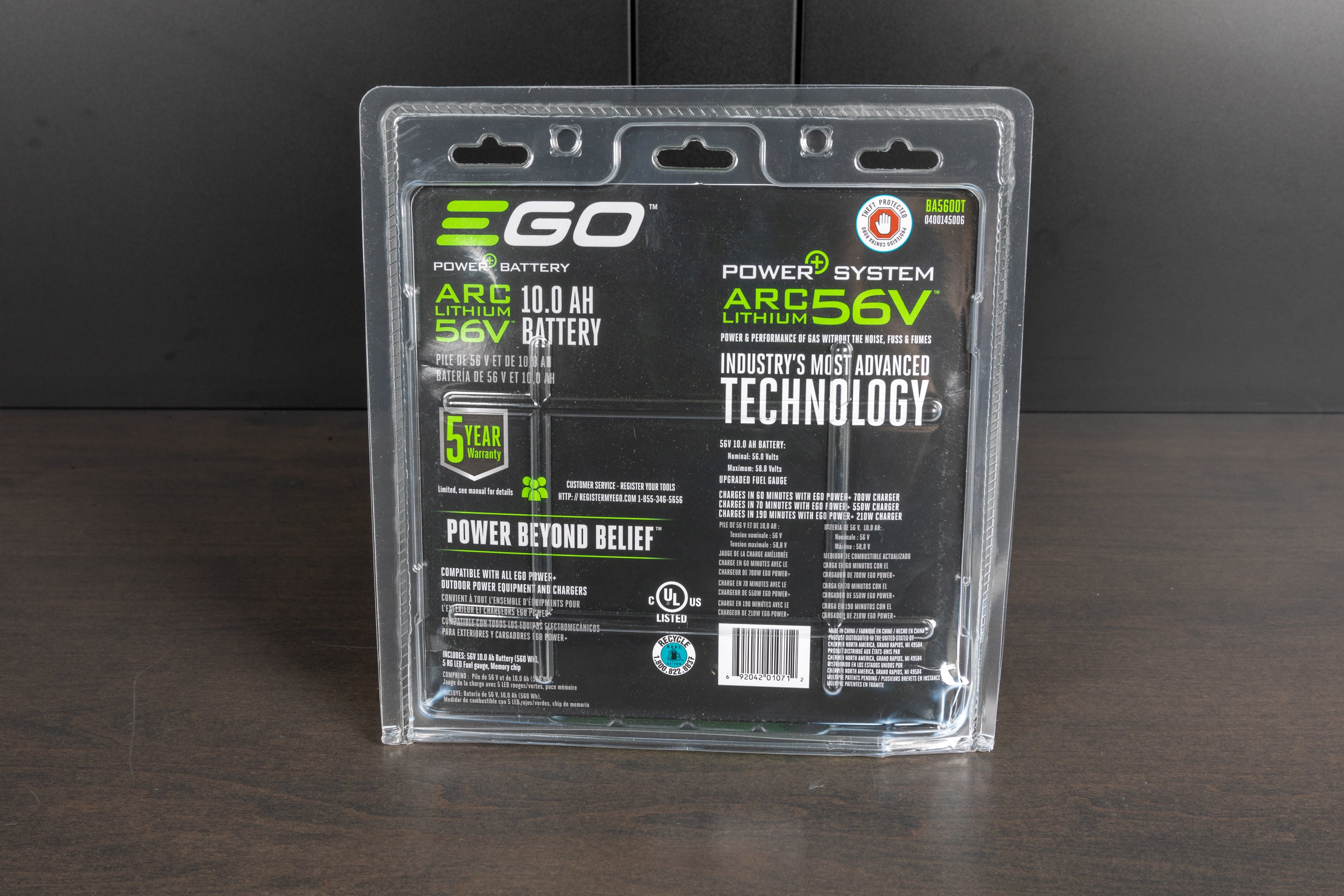 EGO Power Plus 56V Lithium-Ion Battery - High Capacity Replacement for Lawn Mowers & Outdoor Tools - Perfect for Landscaping & Yard Work