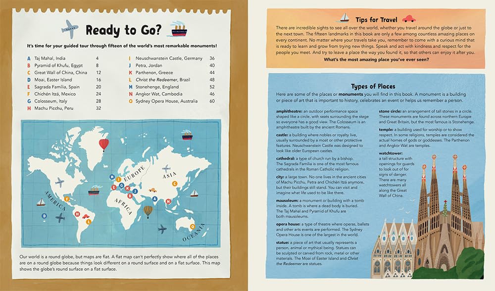 Barefoot Books Amazing Places - Explore the World with Engaging Children's Books | Perfect for Bedtime Stories & Classroom Learning