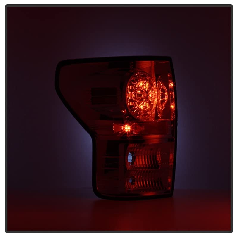 Spyder Auto 5029614 LED Tail Lights - Red/Smoked Lens - Compatible with Select Car Models - Enhance Style & Night Visibility for Sedans, Coupes & Trucks
