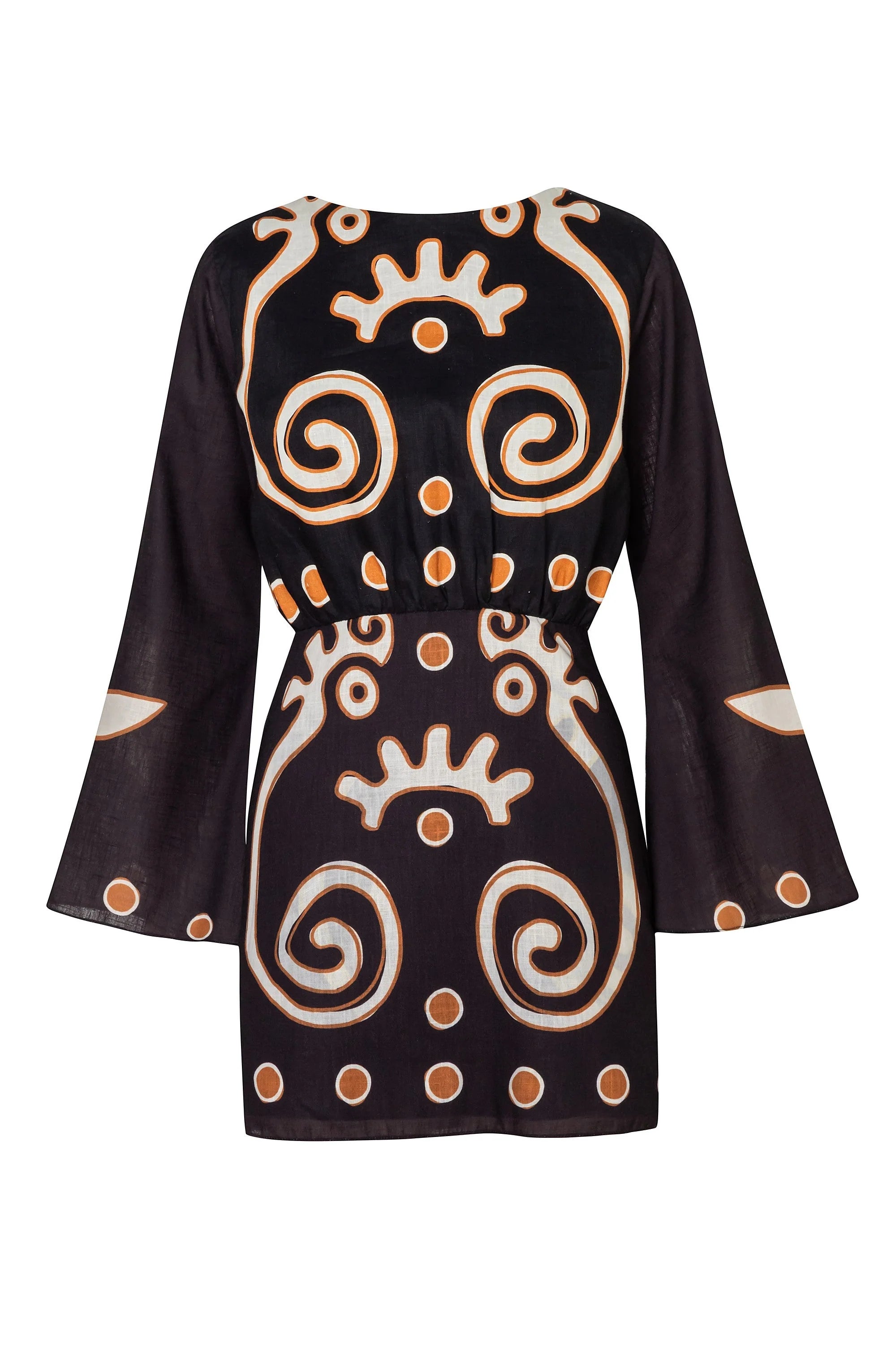 Lauro Dress for Women - Elegant Floral Summer Maxi Dress with V-Neck & Long Sleeves | Perfect for Beach Vacations, Date Nights & Special Occasions