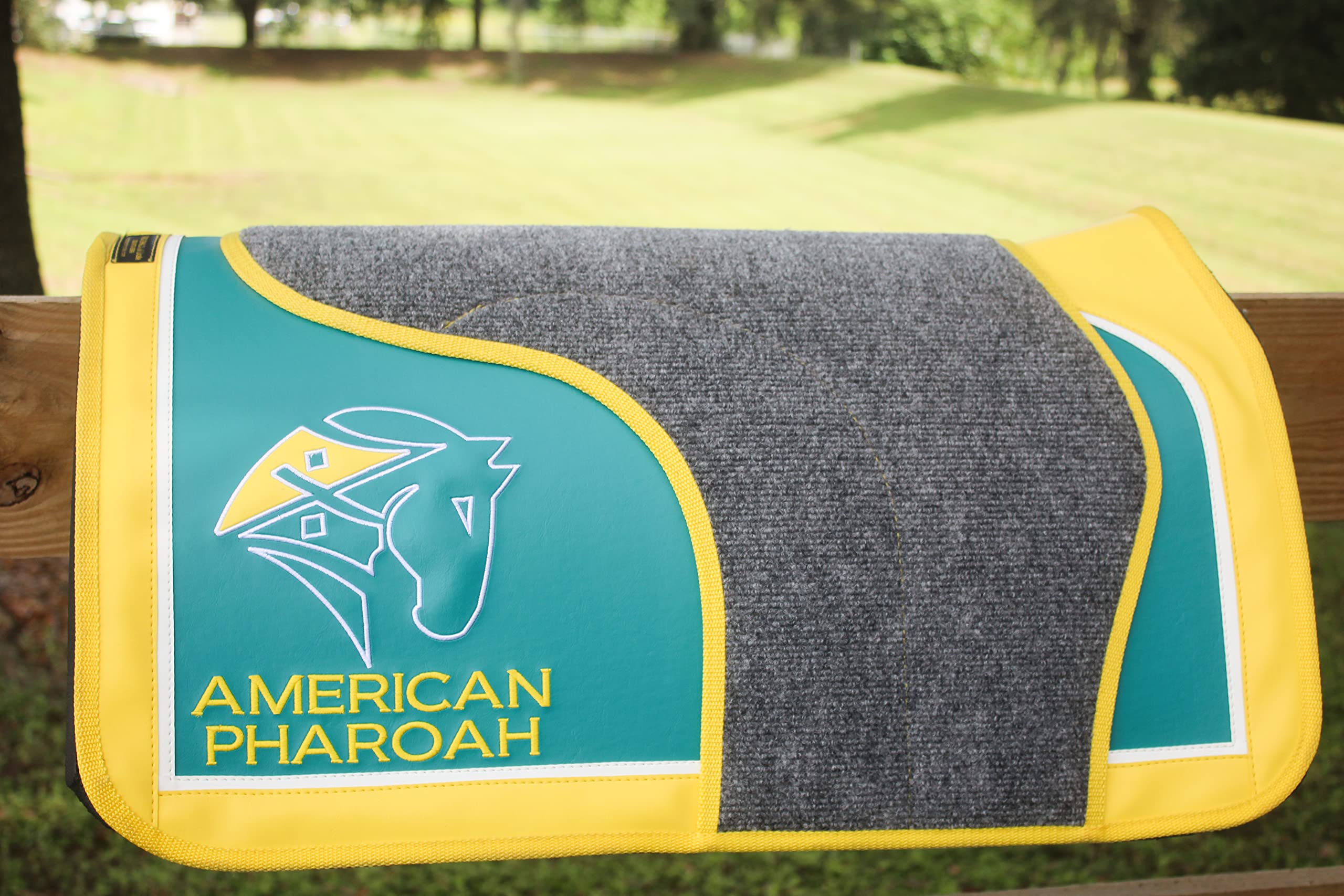 Custom Vinyl & Foam Exercise Pad - Non-Slip Saddle Pad for Horses - Durable Racing & Training Mat - Perfect for Equestrian Sports, Horseback Riding, and Stable Use