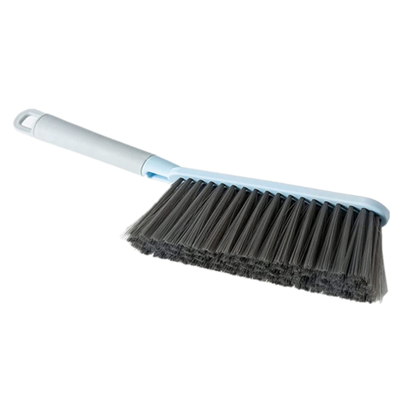 Multi-Functional Soft Bristle Hand Broom Cleaning Brush - Dust Remover for Sofa, Furniture, Car, Bed & Garden - Portable Travel Cleaning Tool for Home & Outdoor Use (Blue)