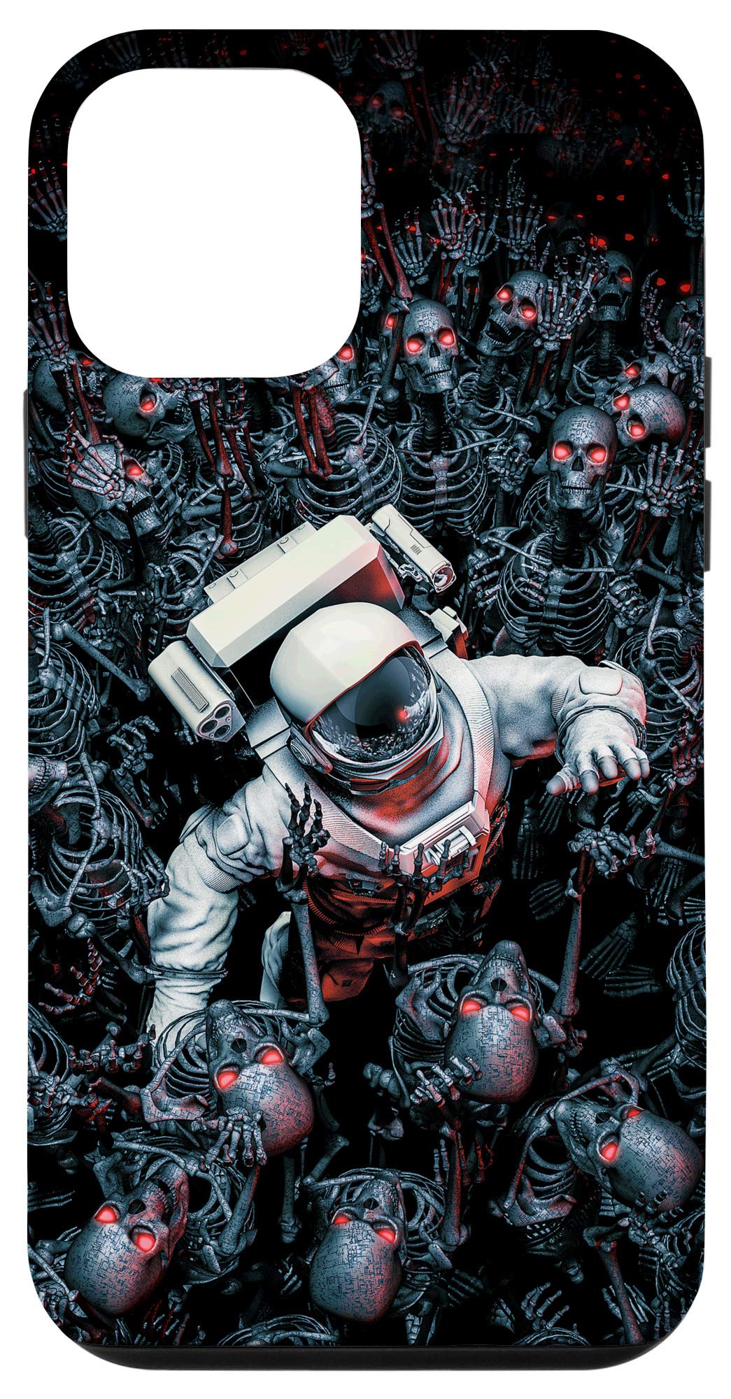 iPhone 12 Mini Case - Astronaut Zombie Robot Skeleton Gamer Design | Durable Protective Cover for iPhone 12 Mini | Perfect for Gamers, Sci-Fi Fans & Halloween Lovers