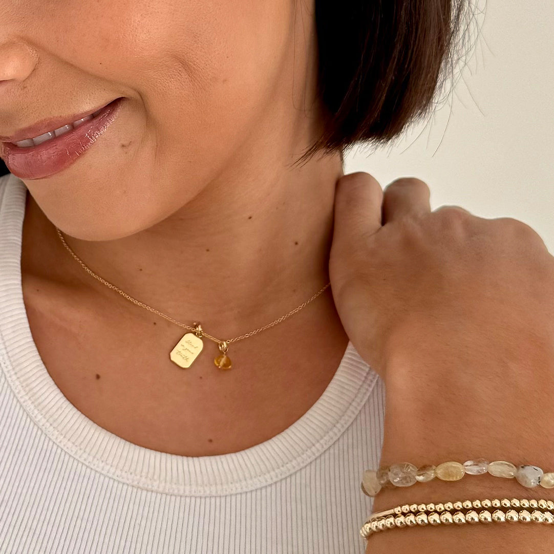 Brooke Blurton Stand in Your Truth Charms Set - Inspirational Jewelry for Women, Motivational Bracelet Charms for Daily Wear, Perfect for Gifts, Meditation & Self-Empowerment
