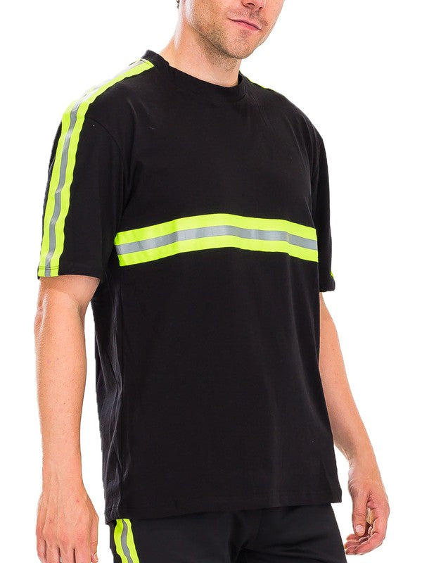 High-Visibility Reflective T-Shirt for Running, Cycling & Safety - Breathable & Comfortable Workout Tee for Men & Women