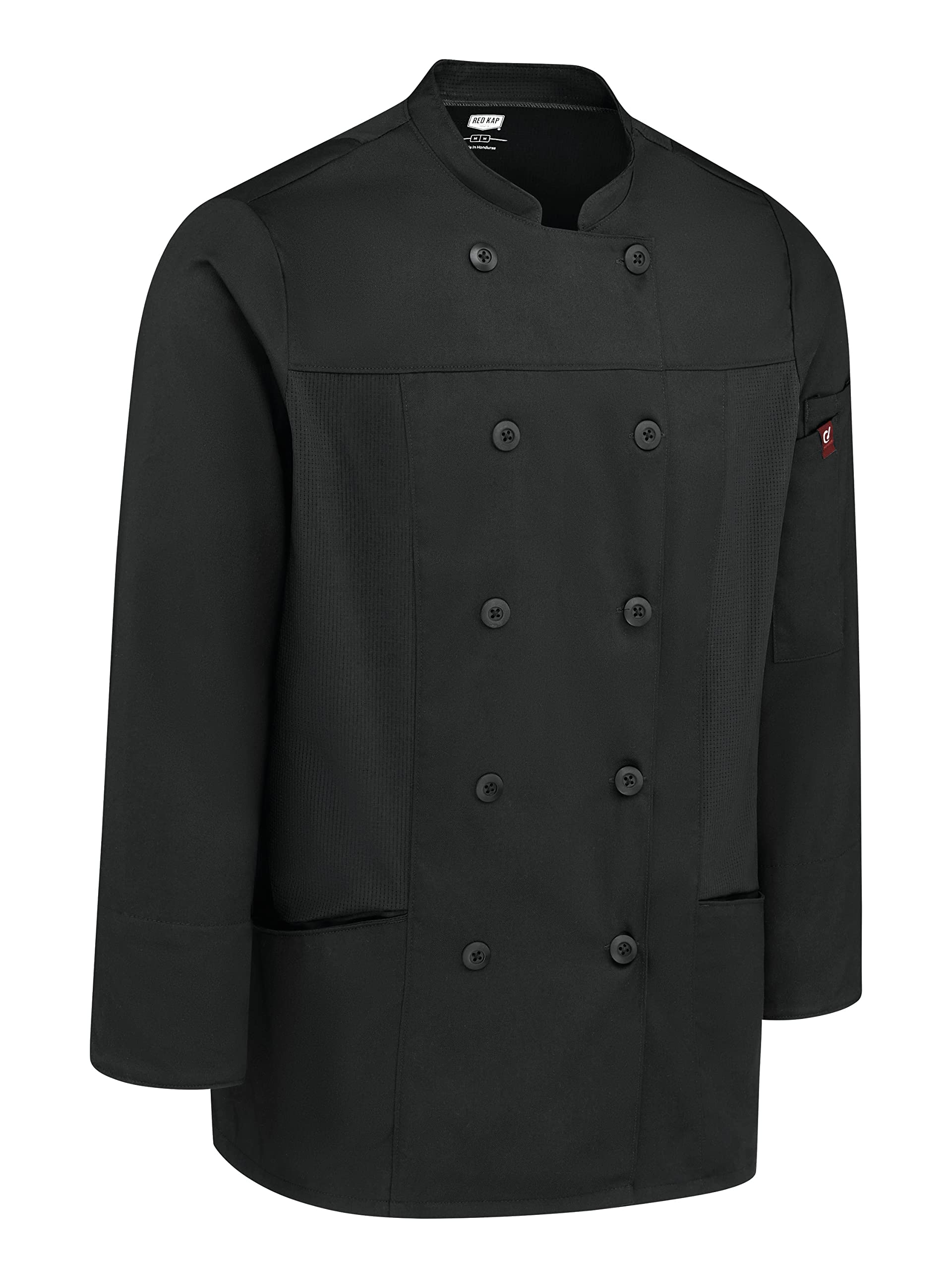 Red Kap Women's Deluxe Airflow Chef Coat - Breathable Professional Kitchen Uniform for Cooking, Baking & Culinary Arts