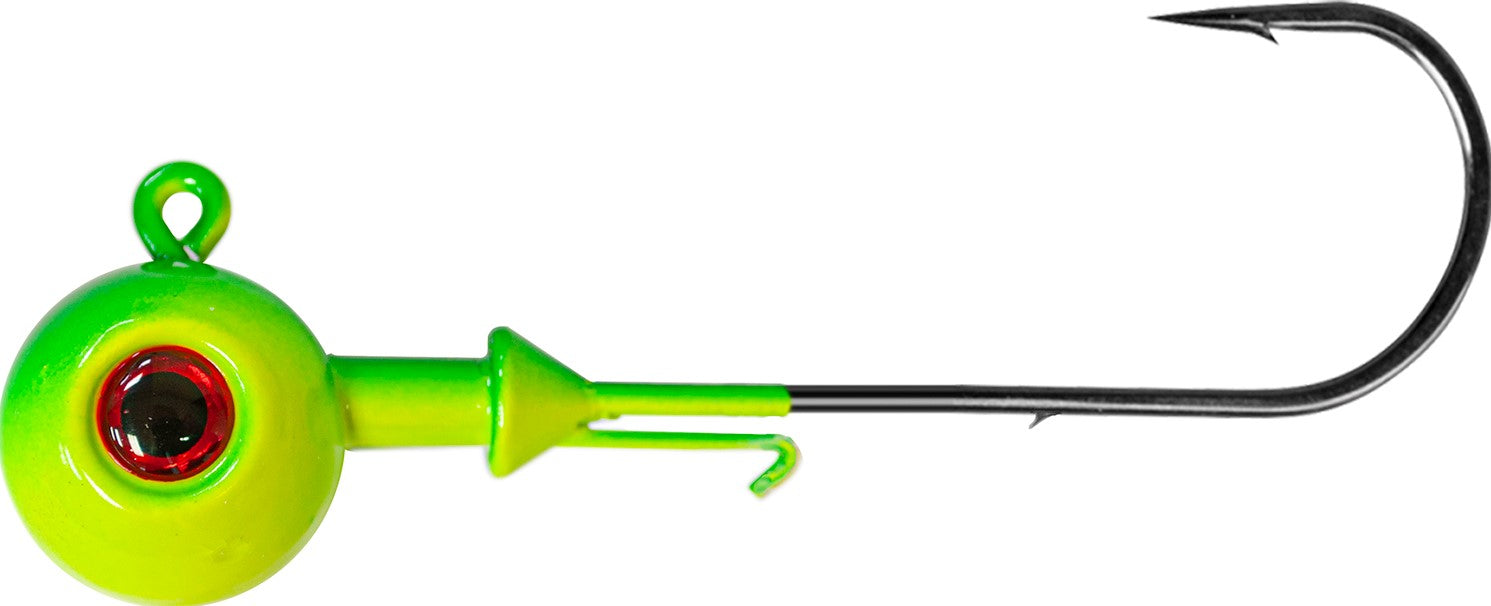1oz Ball Head Jig - Premium Fishing Lure for Bass, Walleye & Saltwater - Perfect for Casting, Trolling & Deep Water Fishing