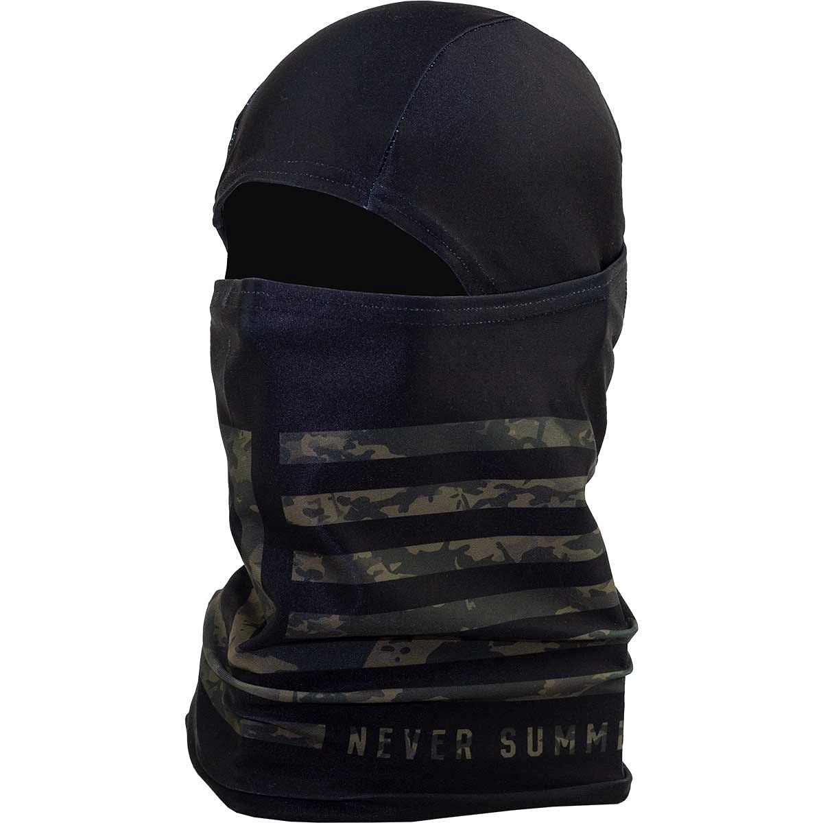 Never Summer USA Flag Balaclava - Cold Weather Face Mask for Skiing, Snowboarding & Outdoor Winter Activities - American Flag Design for Patriotic Style