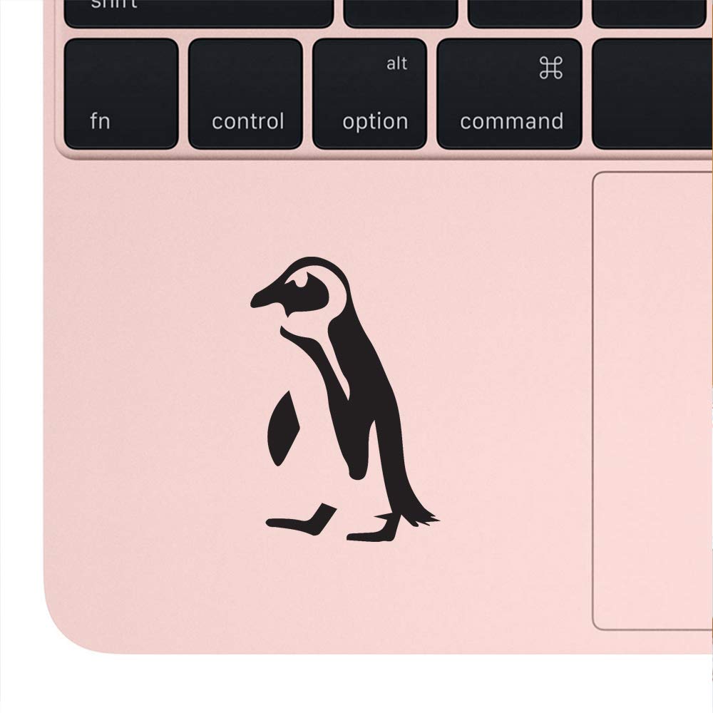 Premium Waterproof Penguin Silhouette Vinyl Decals (Black, Set of 2) - Durable Stickers for Laptop, Phone, Helmet, Car Window, Mug & Wall Decor - Perfect for DIY Home Decoration, Office Accessories & Gift Giving