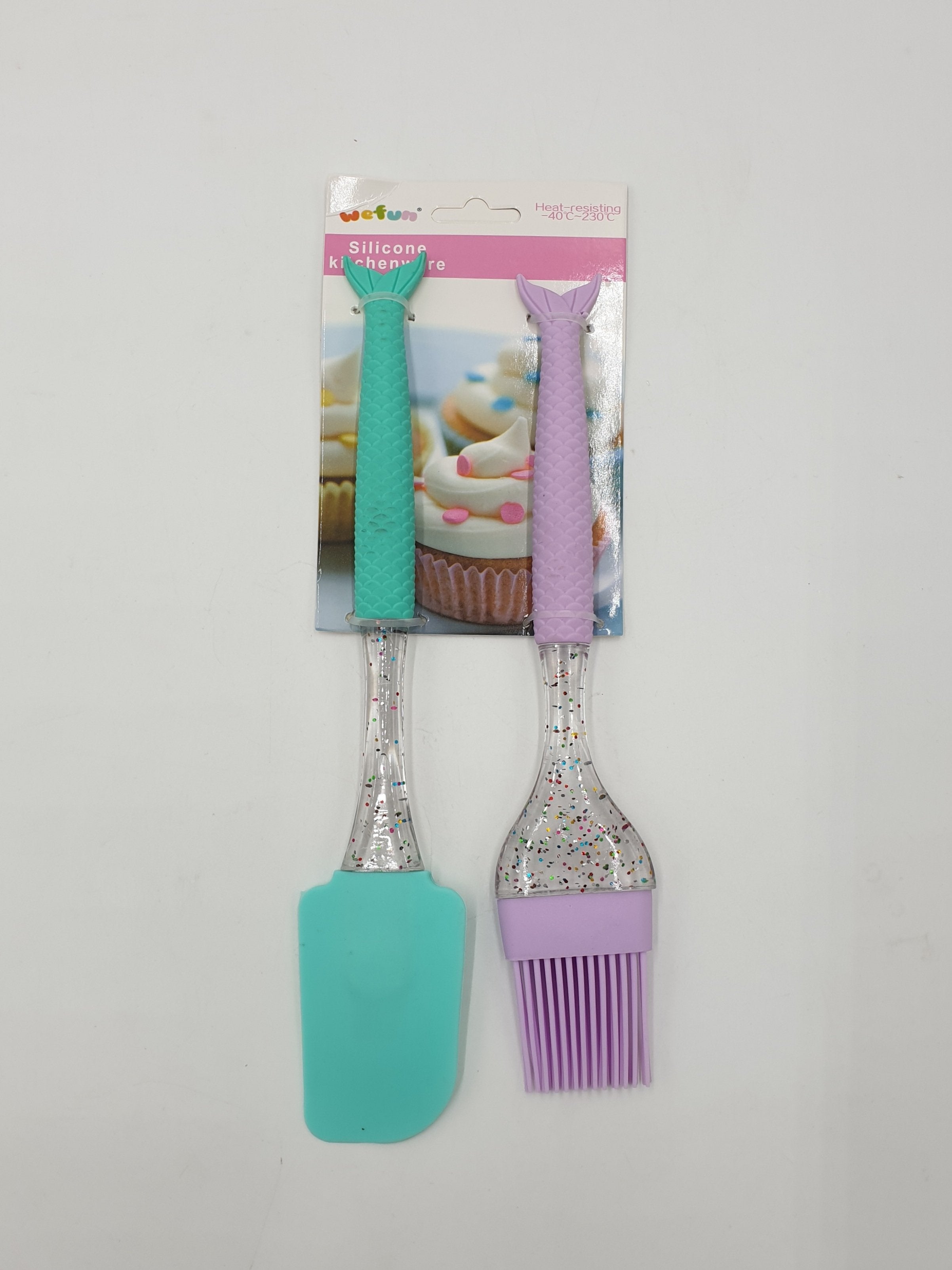 2-Piece Silicone Baking Tools Set - Non-Stick, Heat-Resistant for Cakes, Cookies & Pastries - Perfect for Home Bakers & Kitchen Enthusiasts