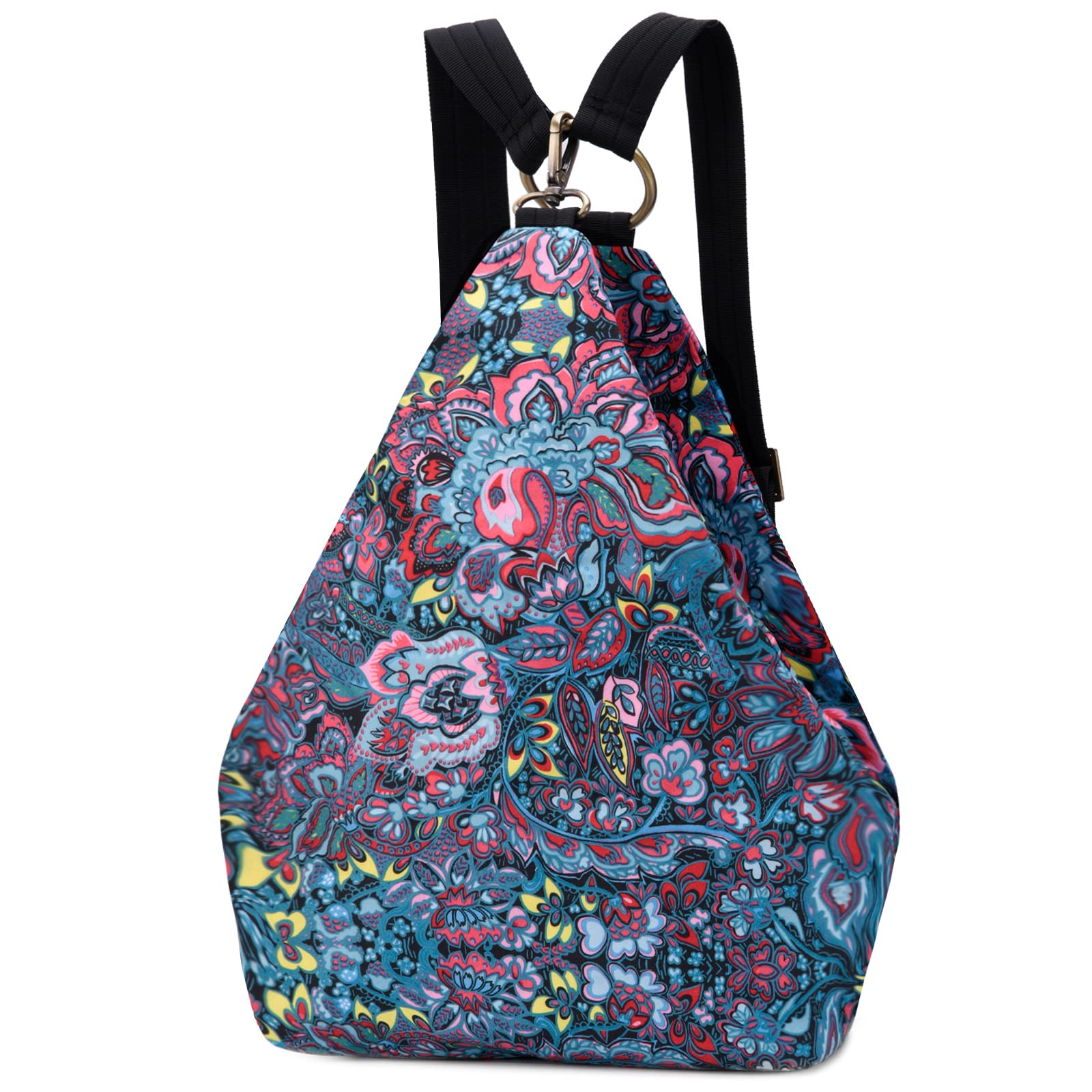 Black Butterfly Premium Women's Backpack - Bohemian Style Fashion Casual Daypack & Small Purse Backpack (03-Blue) | Perfect for Travel, Work, College & Everyday Use