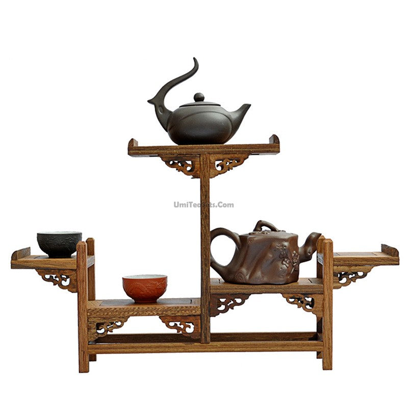Exquisite Wenge Wood Tea Tray - Handcrafted Plane-Shaped Tea Set Stand for Gongfu Tea Ceremony | Perfect for Chinese Tea Culture Enthusiasts & Home Decor