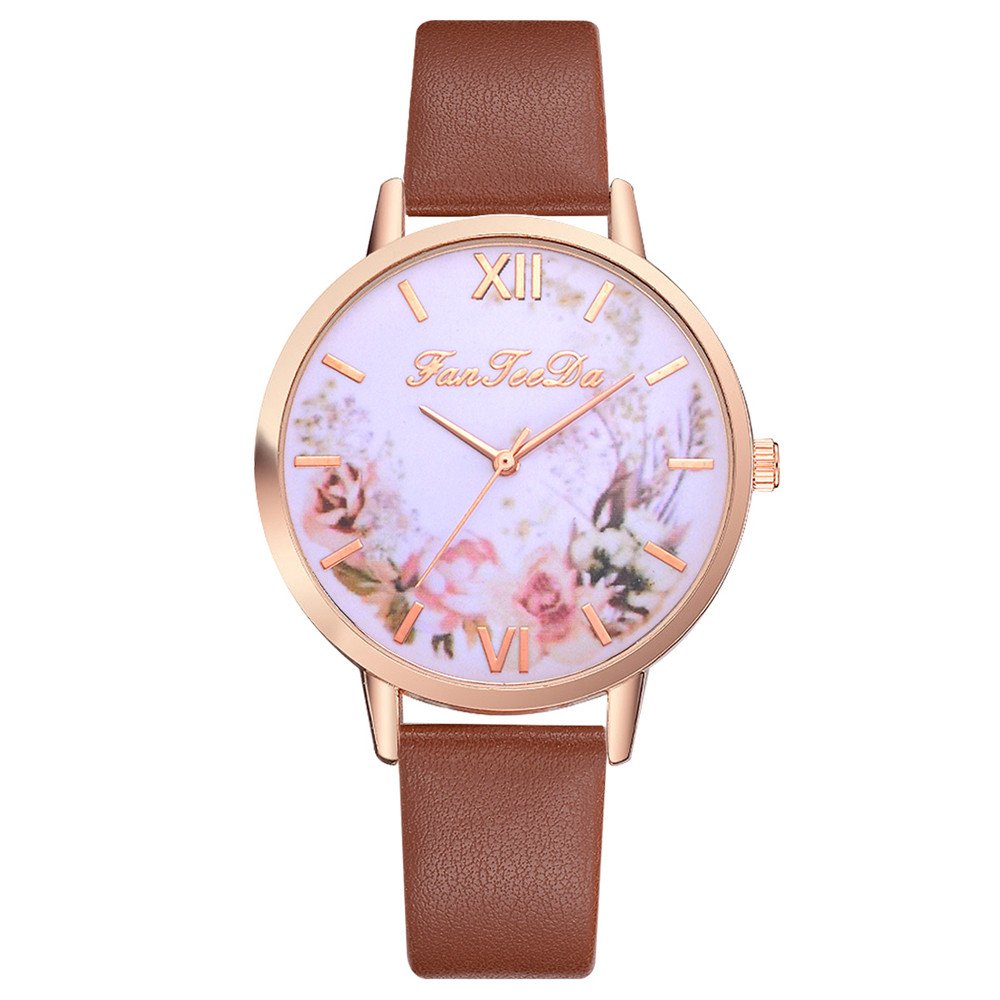 Elegant FanFeeDa Quartz Watch for Women - Stylish Metal Band & Adjustable Belt - Perfect for Office, Casual Wear & Special Occasions