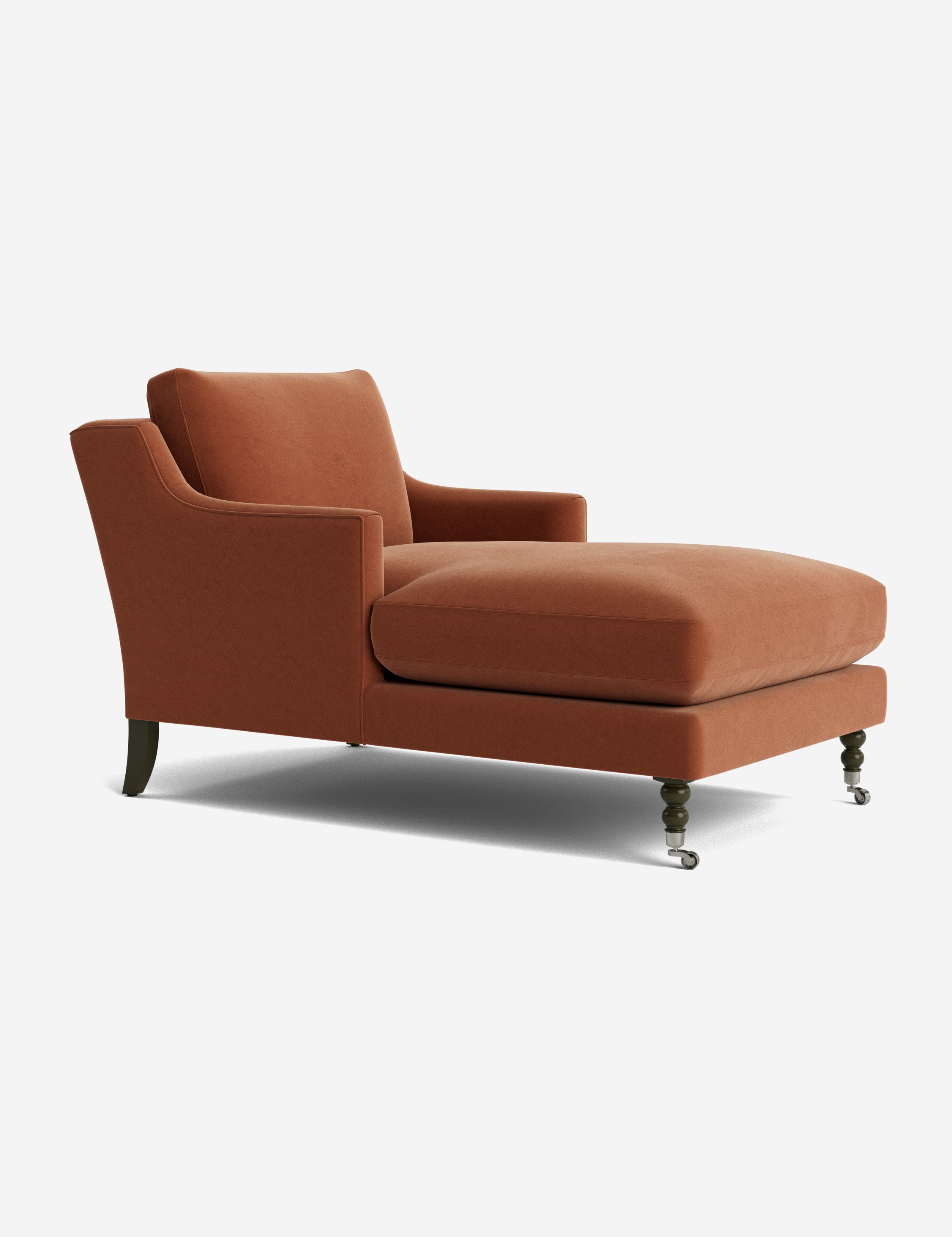 Fabienne Chaise Lounge Chair - Modern Accent Chair for Living Room, Bedroom & Office - Stylish Mid-Century Design with Wooden Legs - Perfect for Relaxing, Reading & Home Decor