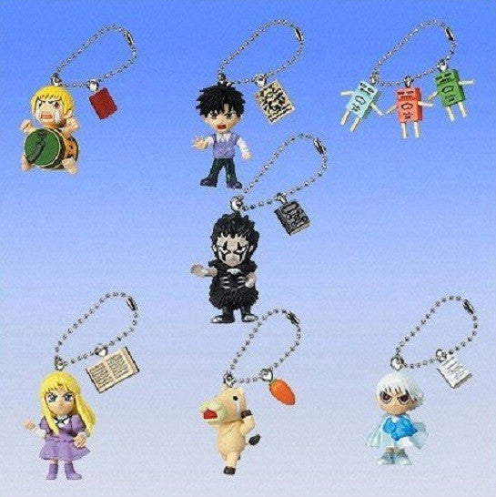 Bandai Konjiki No Gash Bell Zatch Gashapon Part 2 Keychain Holder Strap Mascot 7-Piece Figure Set - Perfect for Anime Collectors, Keychain Accessories & Gashapon Enthusiasts