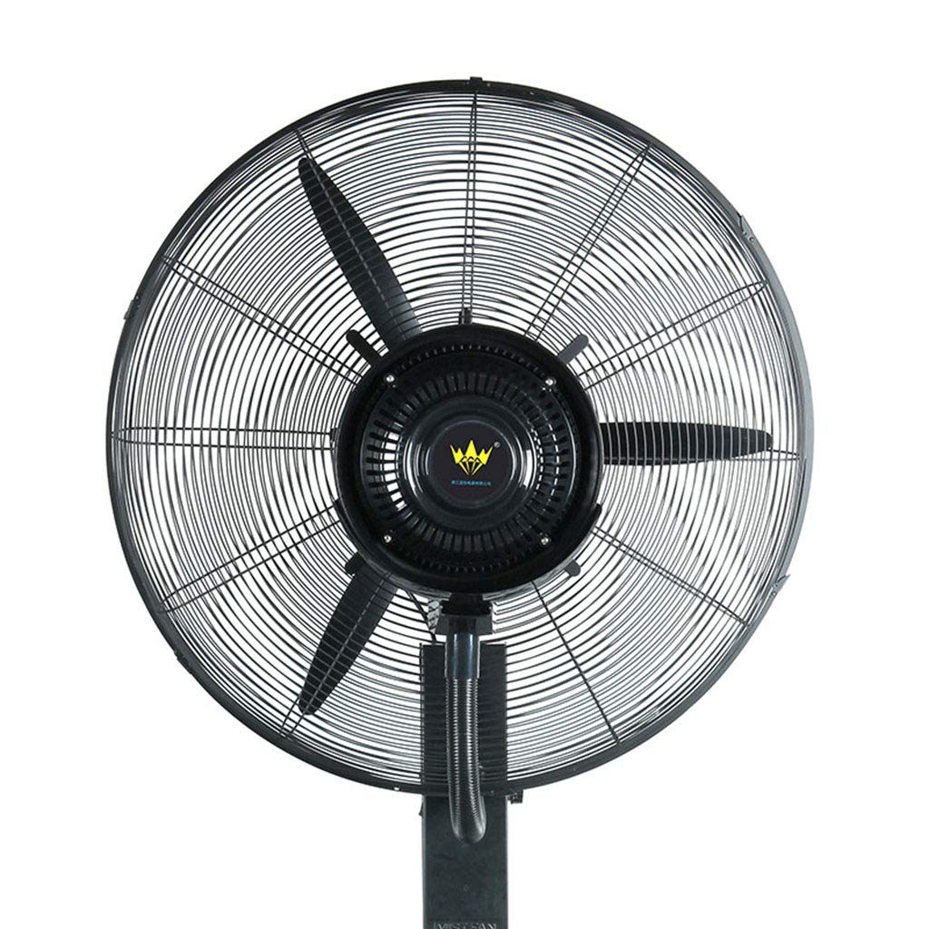 **Powerful Camping Fan with Oscillation - Heavy Duty Quiet Cooling Fan for Bedroom, Commercial, Residential & Greenhouse Use - Floor Standing Pedestal Fan with Humidifying Misting Function**    *(Perfect for Outdoor Camping, Indoor Cooling, Office Spaces, Greenhouses & Hot Summer Days)*