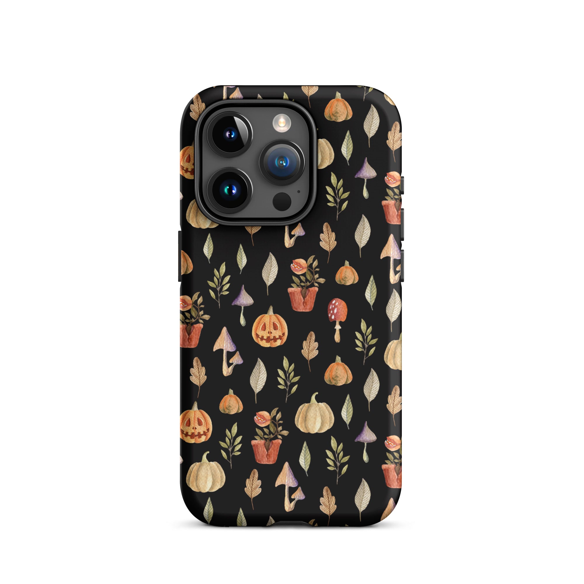 Spooky Halloween Premium iPhone Case - Durable Protective Cover for iPhone 13/14/15 Pro Max - Perfect for Fall Festivals, Trick or Treating & Seasonal Celebrations