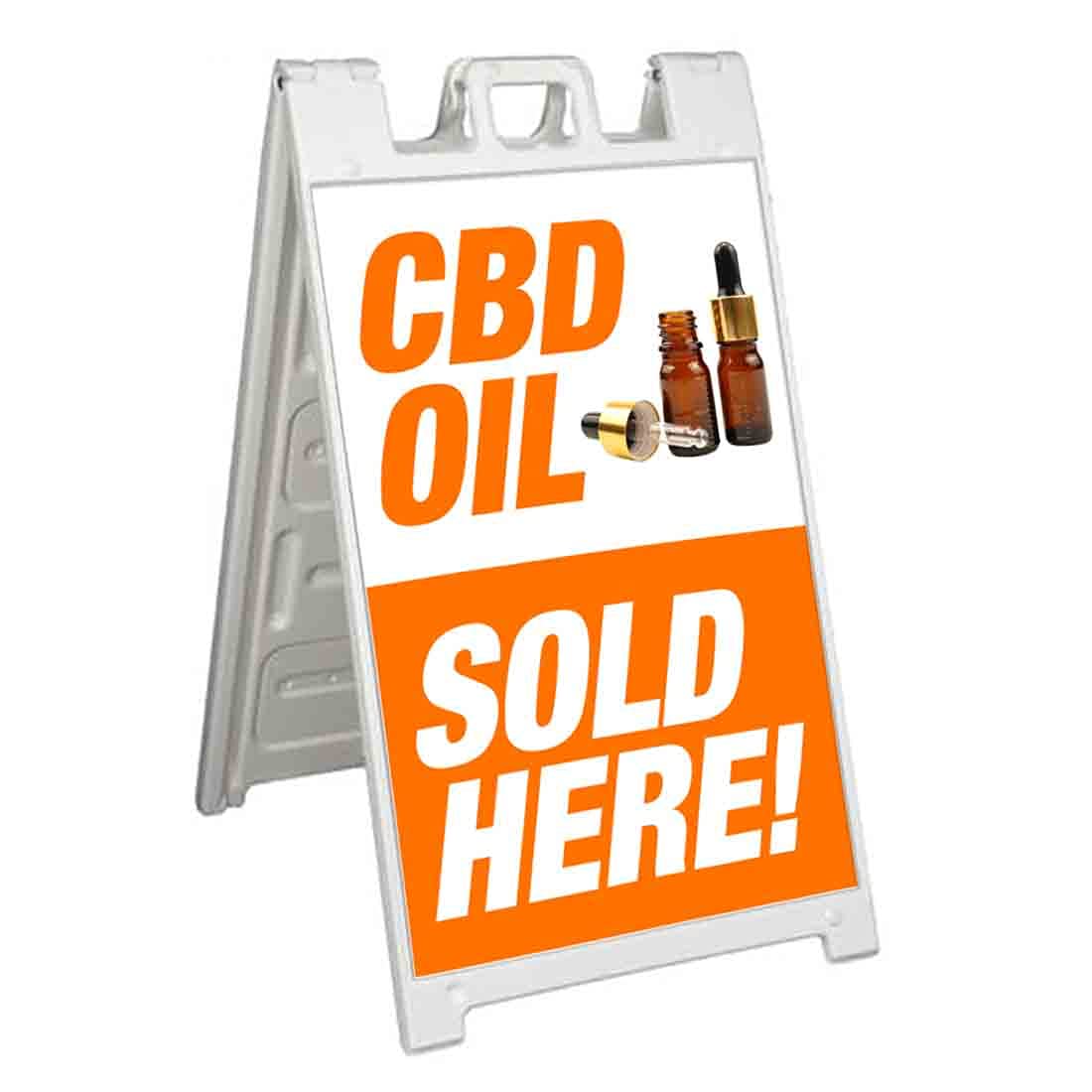 Premium CBD Oil A-Frame Sign (24
