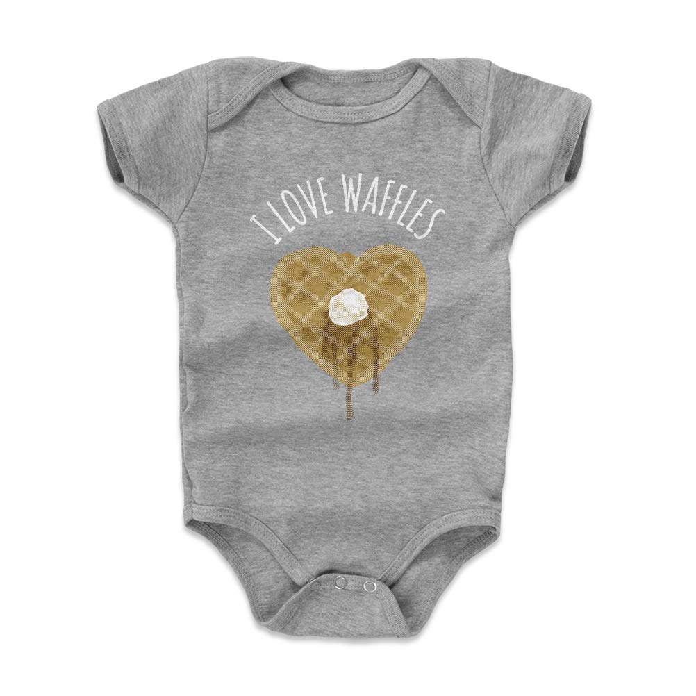 Waffles Baby Clothes & Onesie for 3-24 Months - Cute I Love Waffles Outfit for Infants & Toddlers - Perfect for Playtime, Photo Shoots & Everyday Wear
