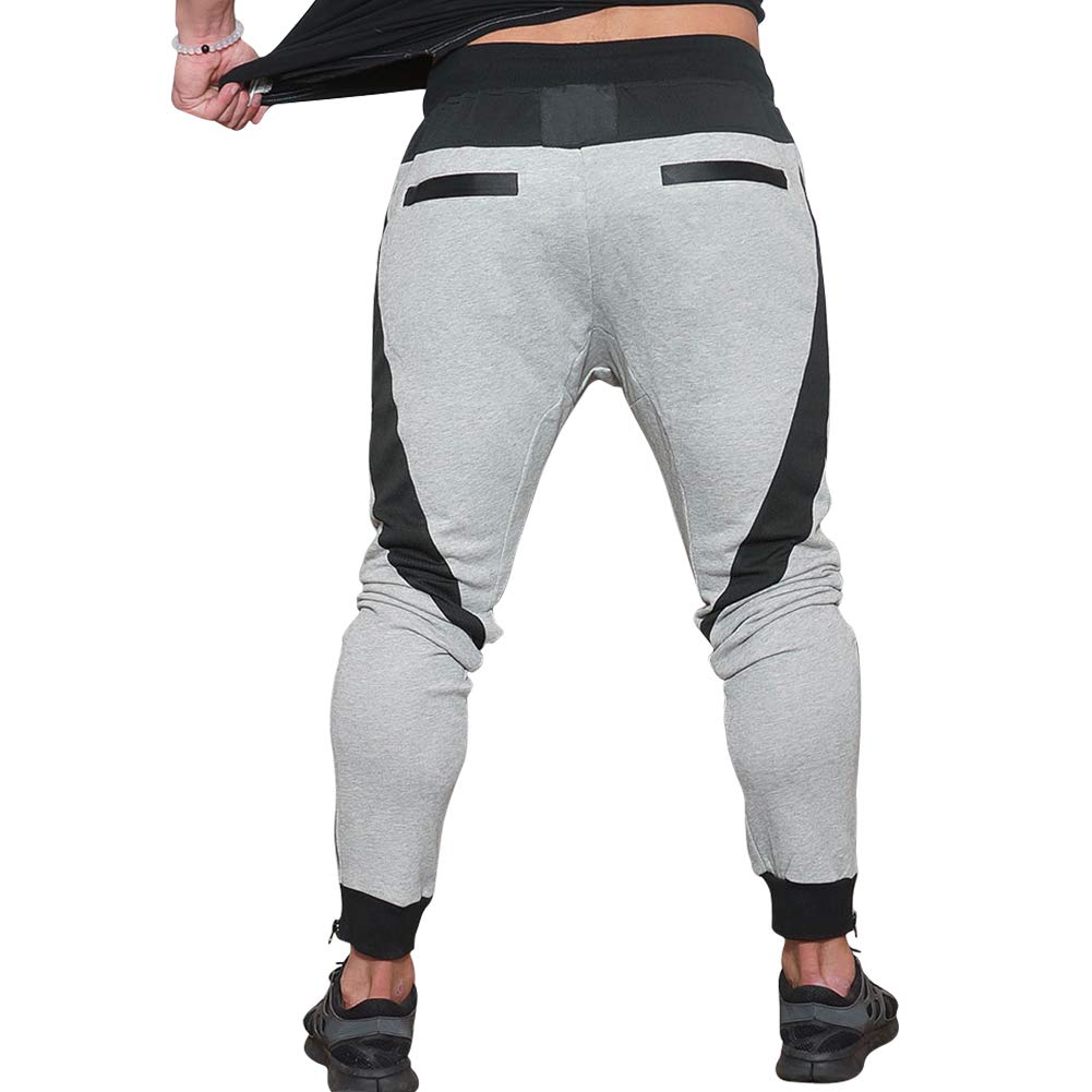 MECH-ENG Men's Workout Joggers - Gym Training Pants for Bodybuilding, Running & Fitness | Comfortable Activewear Sweatpants for Casual Wear & Exercise