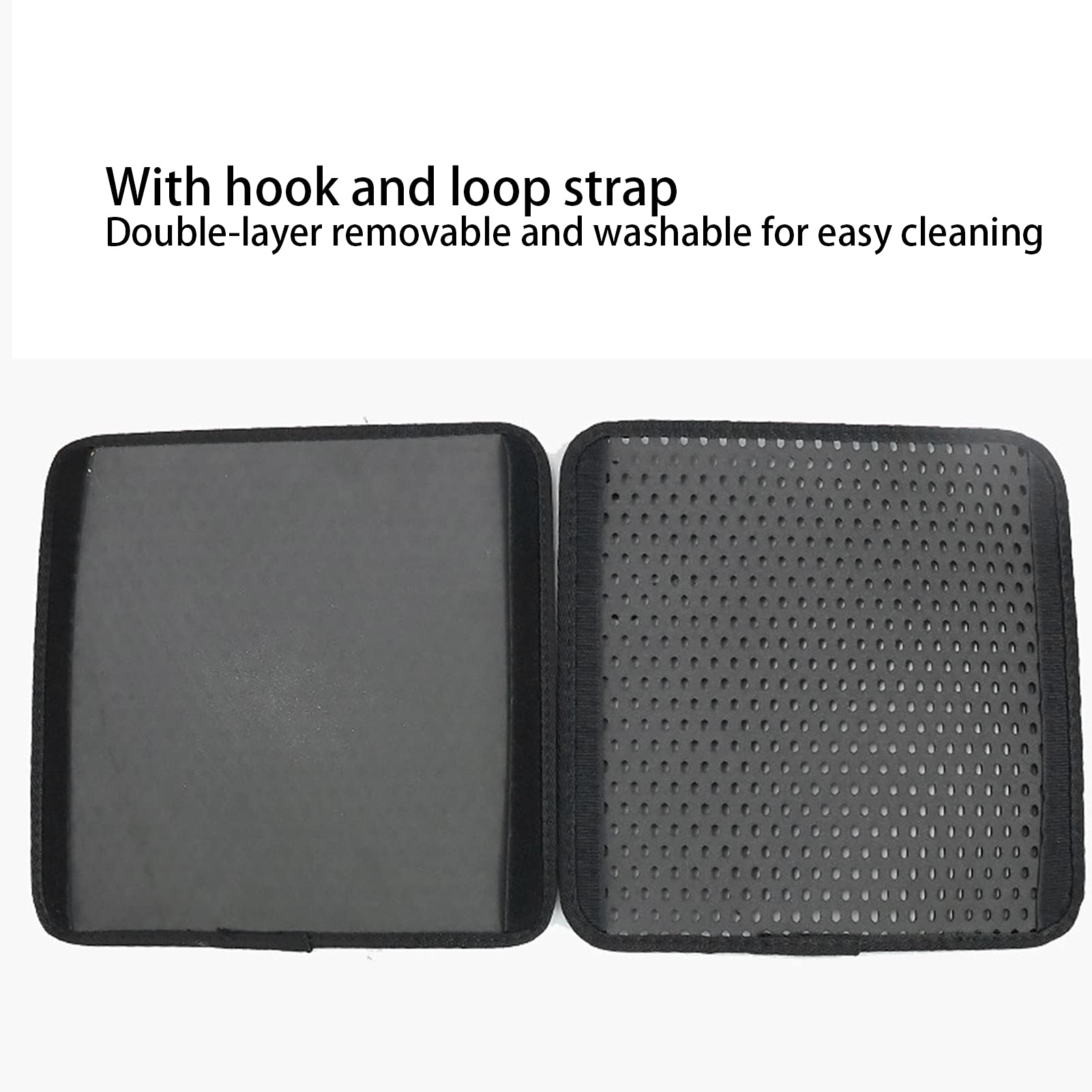Pssopp Double Layer Cat Litter Trapping Mat - Honeycomb Design Washable Pet Mat for Kittens & Cats - Perfect for Litter Box Areas & Doorways (Size S)